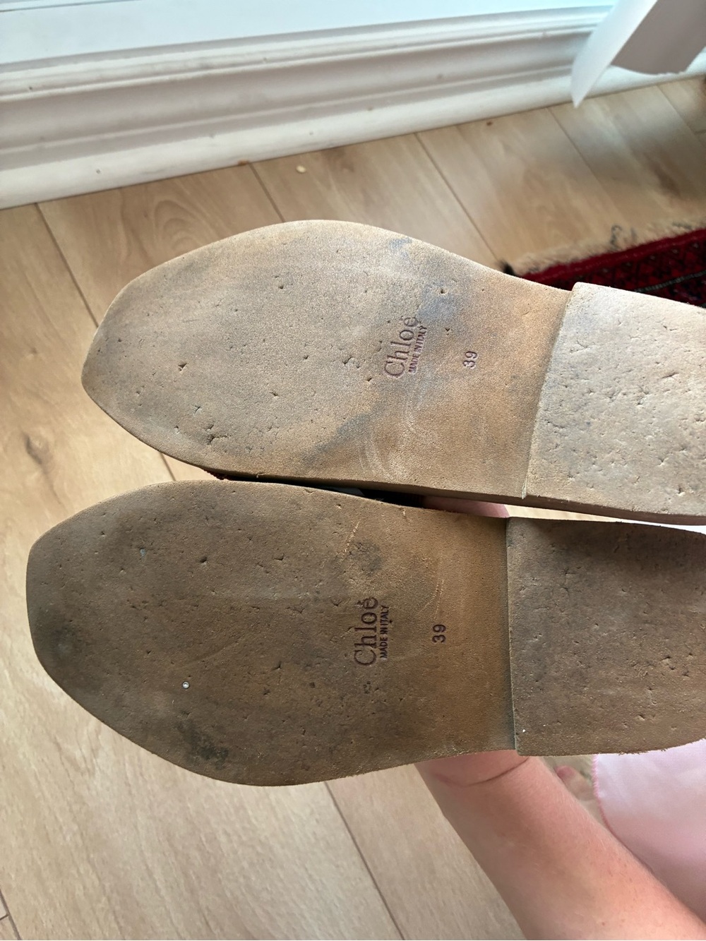 Chloé Woody logo-print sandals - Picture 5 of 6